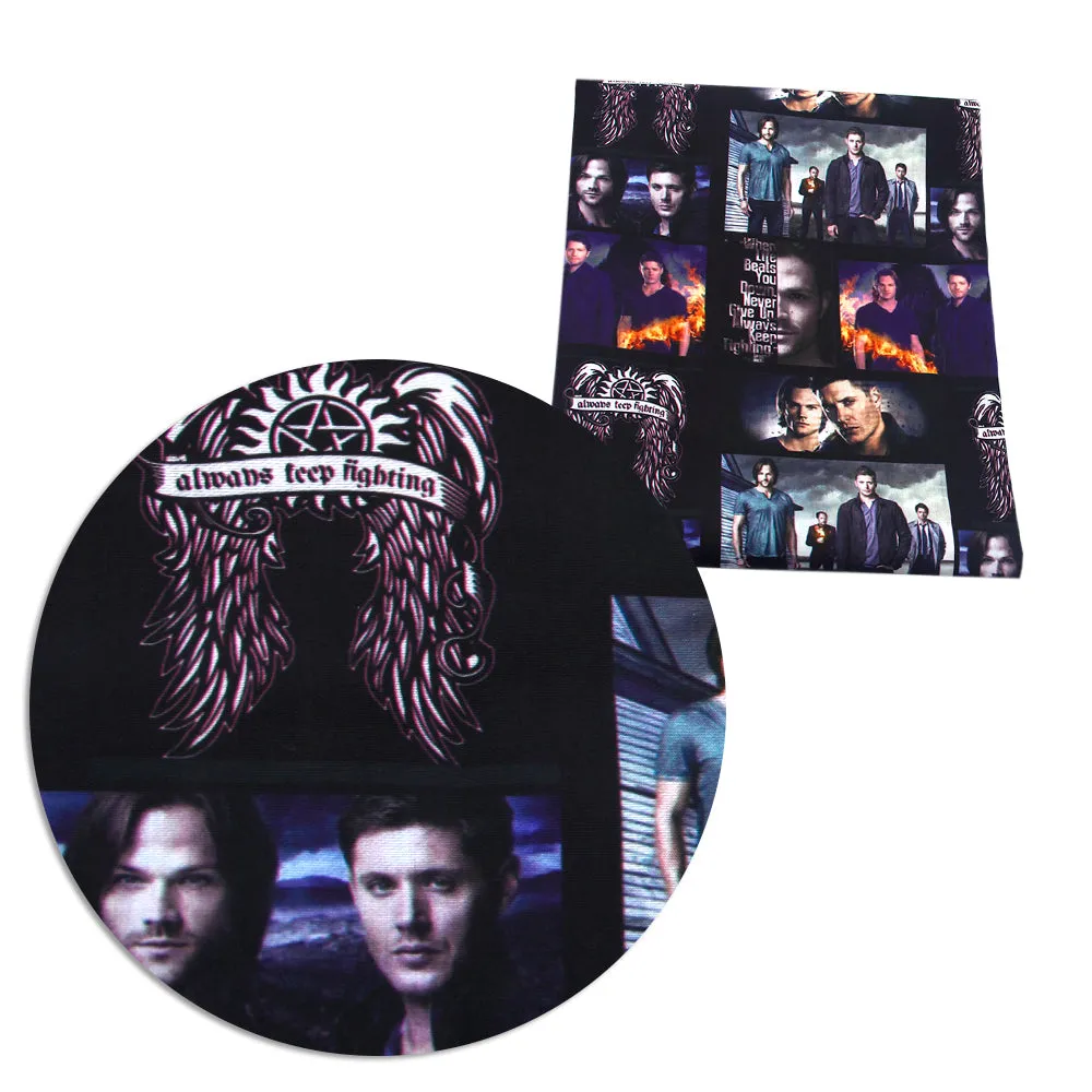 Movie Theme Printed Fabric