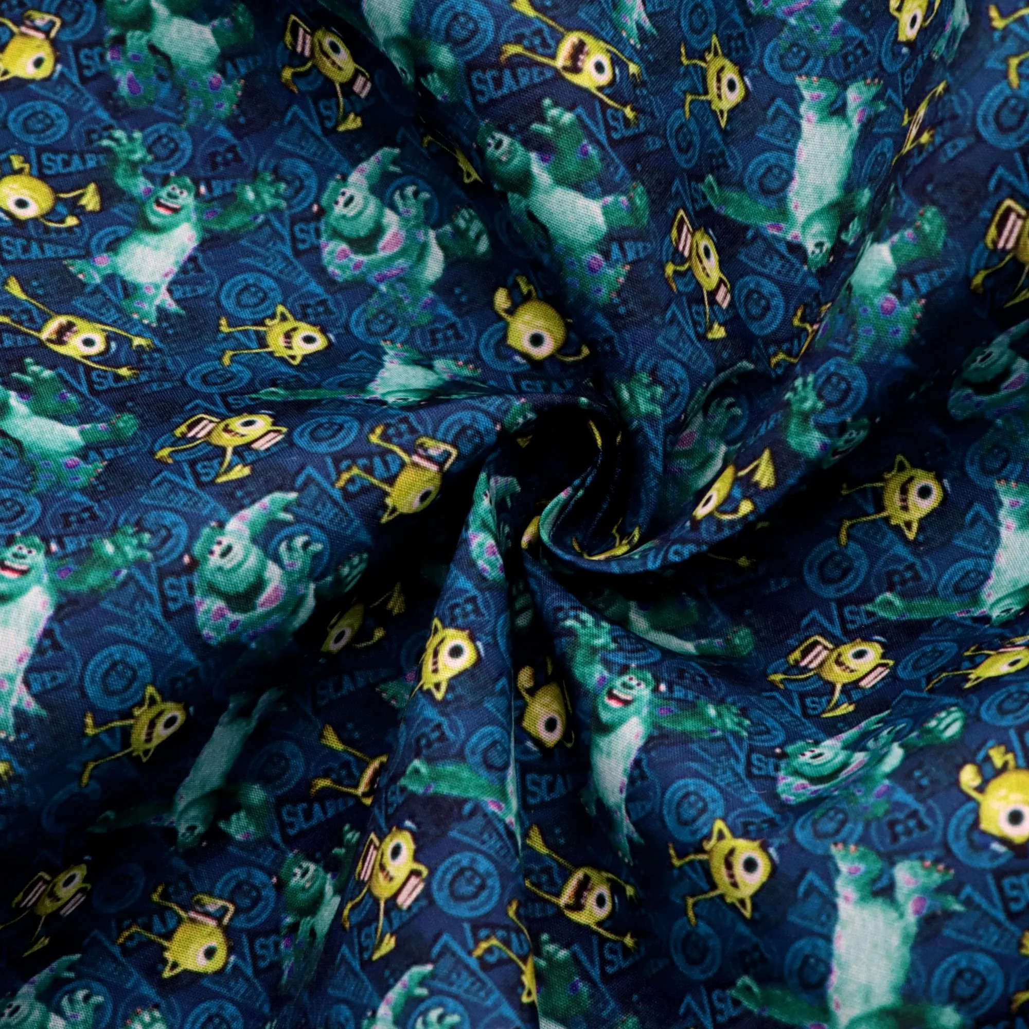 Movie Theme Printed Fabric