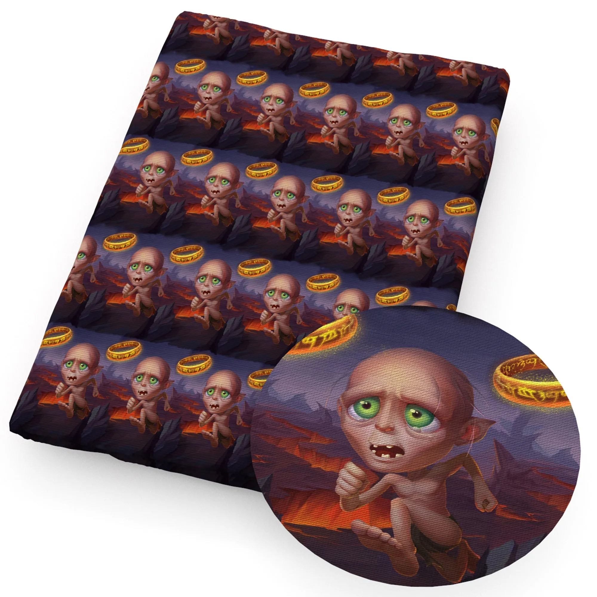 Movie Theme Printed Fabric