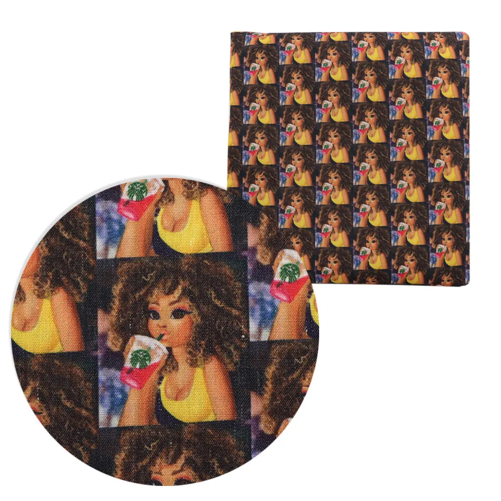 Movie Theme Printed Fabric