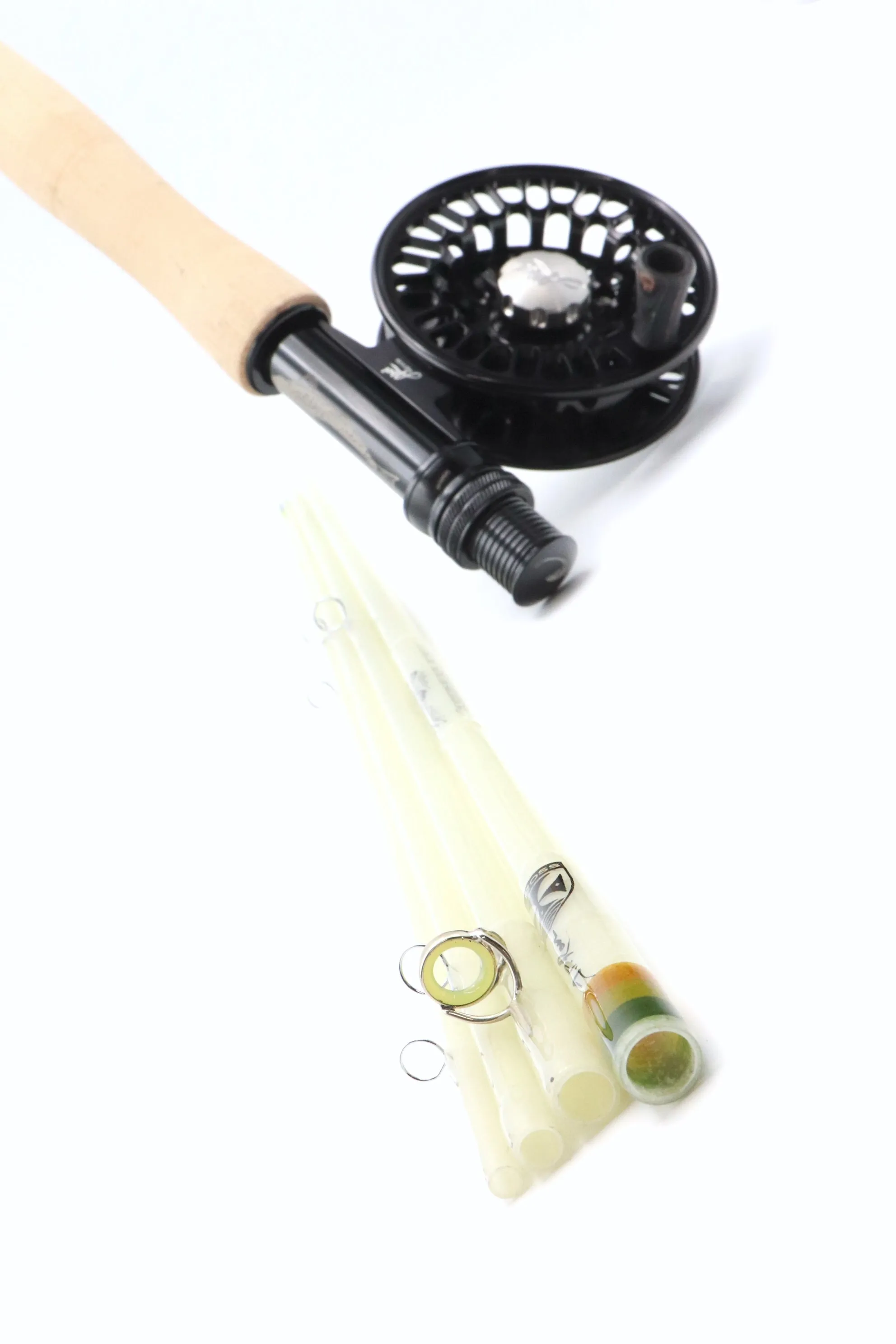 Muir 7 foot 3 weight 5 piece pack rod, EARTHTONE theme.