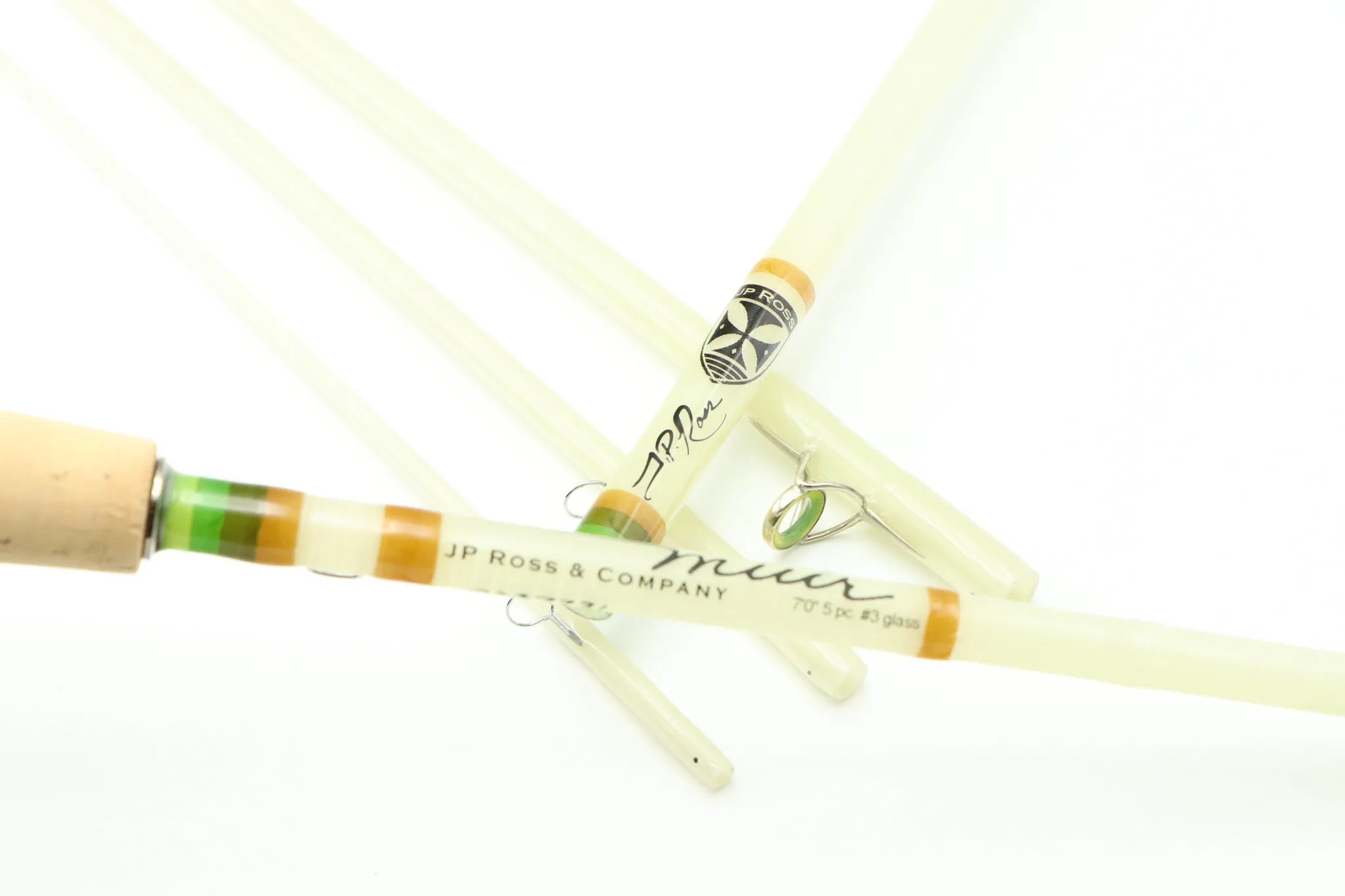 Muir 7 foot 3 weight 5 piece pack rod, EARTHTONE theme.