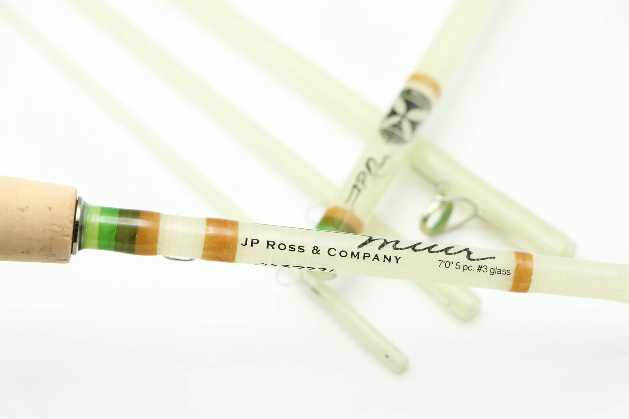 Muir 7 foot 3 weight 5 piece pack rod, EARTHTONE theme.