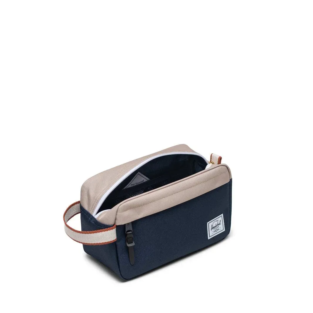 Neceser Herschel Chapter Travel Kit Black Iris Twill