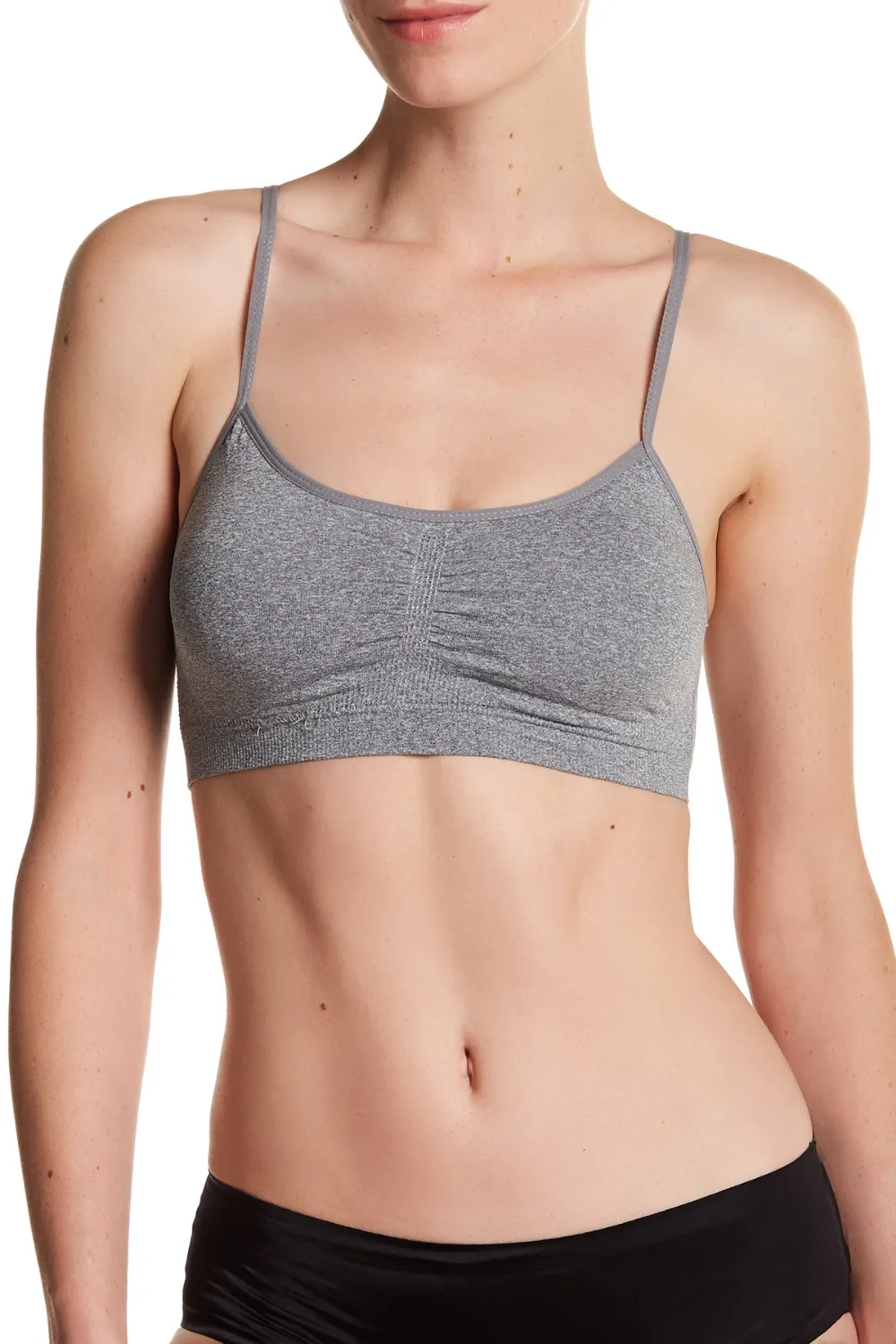 New Nordstrom Seamless Day Bralette by FREE PRESS in Grey, Sz M!
