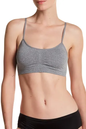 New Nordstrom Seamless Day Bralette by FREE PRESS in Grey, Sz M!