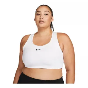 New with tags! Nike Women's Plus Size Swoosh Non Padded Medium Sports Bra, White, Sz 3X