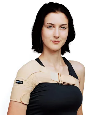 New ZENKEYZ Shoulder Brace for Men & Women, Shoulder Immobilizer for Torn Rotator Cuff, Tendonitis, Dislocation, Pain, Stability Support Shoulder Sleeve , Nude Sz S/M