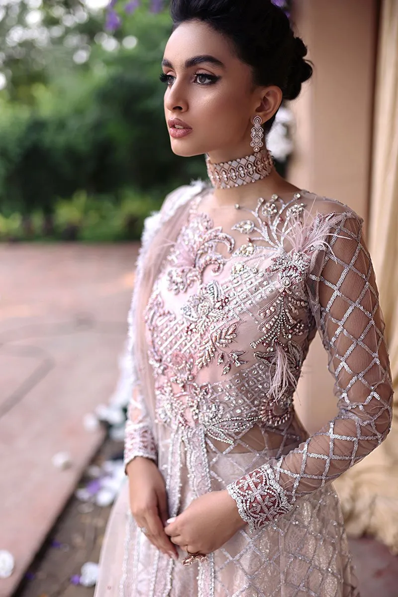 NIHAL | Mushq Dhee Rani Trousseau De Luxe Luxury Wedding Collection 2021 | Unstitched Embroidered Net Suits