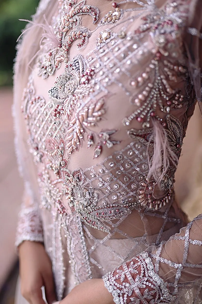 NIHAL | Mushq Dhee Rani Trousseau De Luxe Luxury Wedding Collection 2021 | Unstitched Embroidered Net Suits