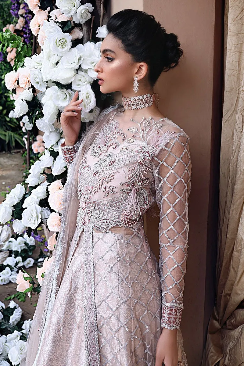 NIHAL | Mushq Dhee Rani Trousseau De Luxe Luxury Wedding Collection 2021 | Unstitched Embroidered Net Suits