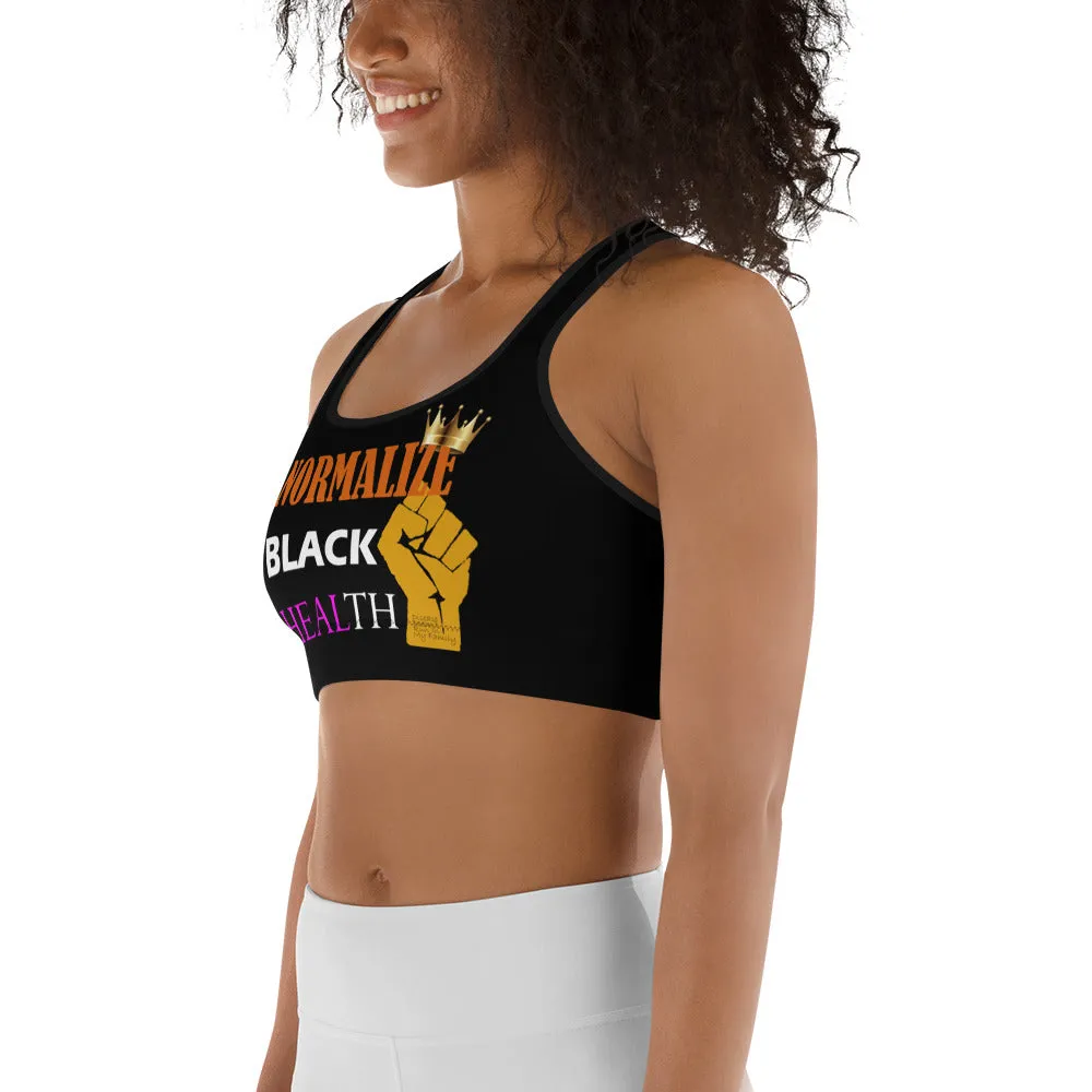 Normalize Black Health Sports bra (black)