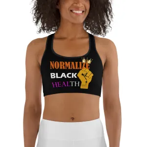 Normalize Black Health Sports bra (black)