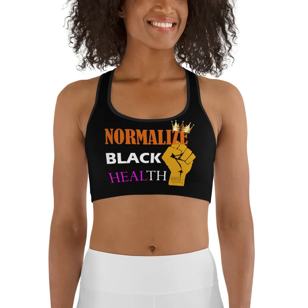 Normalize Black Health Sports bra (black)