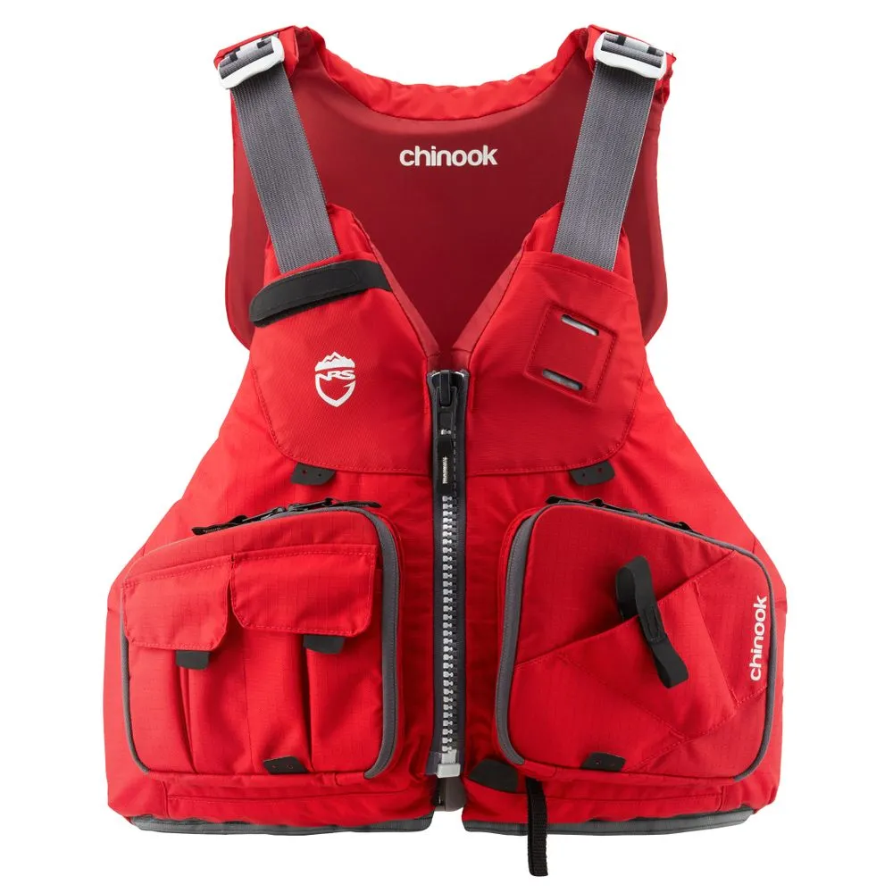 NRS Chinook Fishing PFD Red