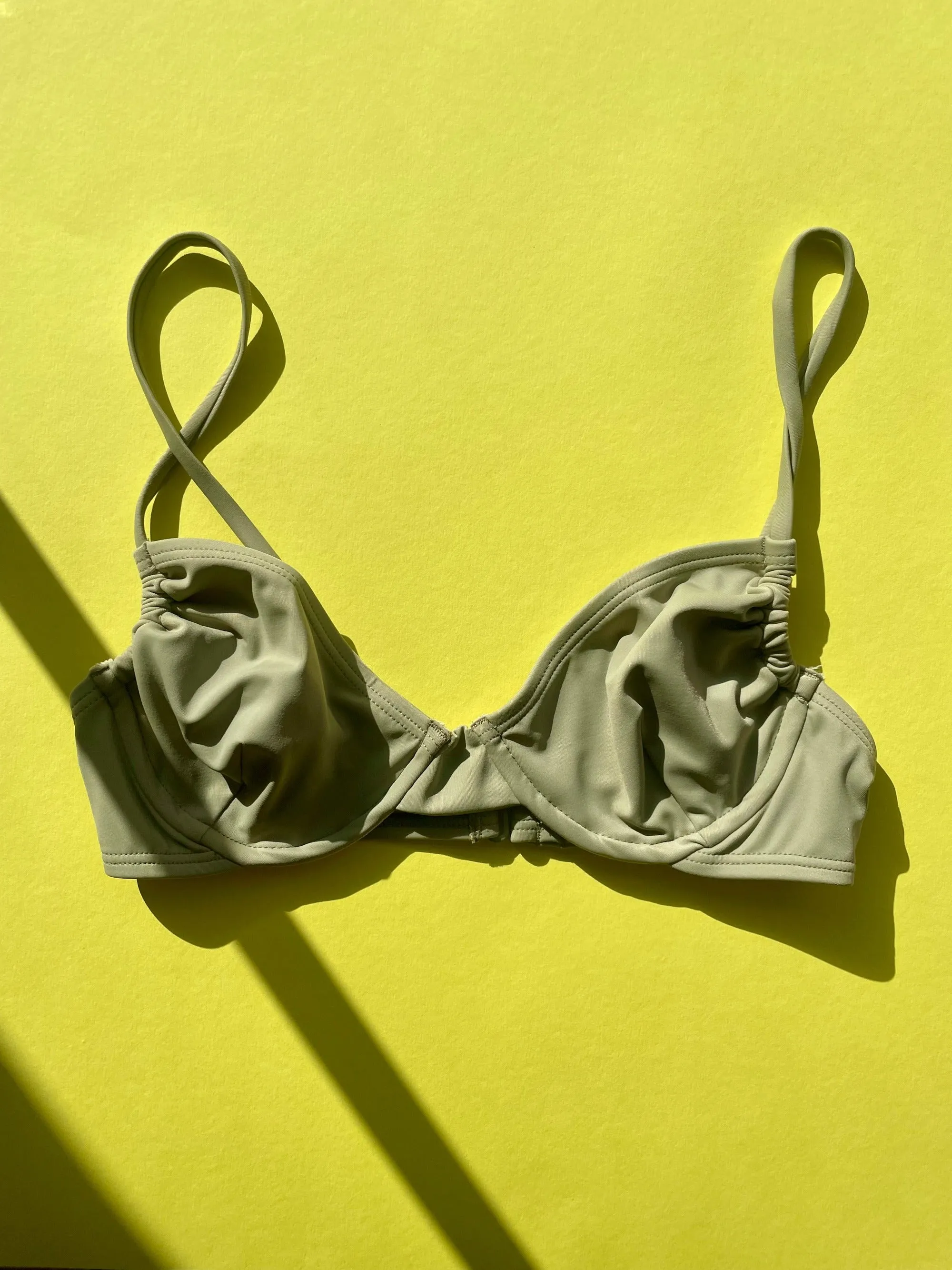 Nu Swim: Galaxy Underwire Bikini Top - Cactus
