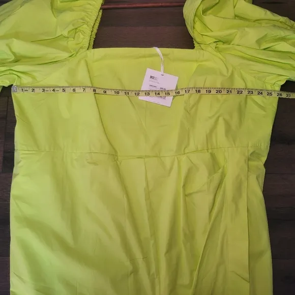 NWT Christopher‎ John Rogers For Target Puff Sleeve Faux Wrap Dress Size 28W/30W