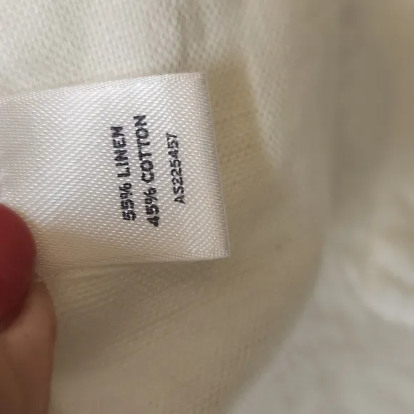 NWT Nordstrom Amber Sun Women's White Linen Cotton Blend Jacket Size M