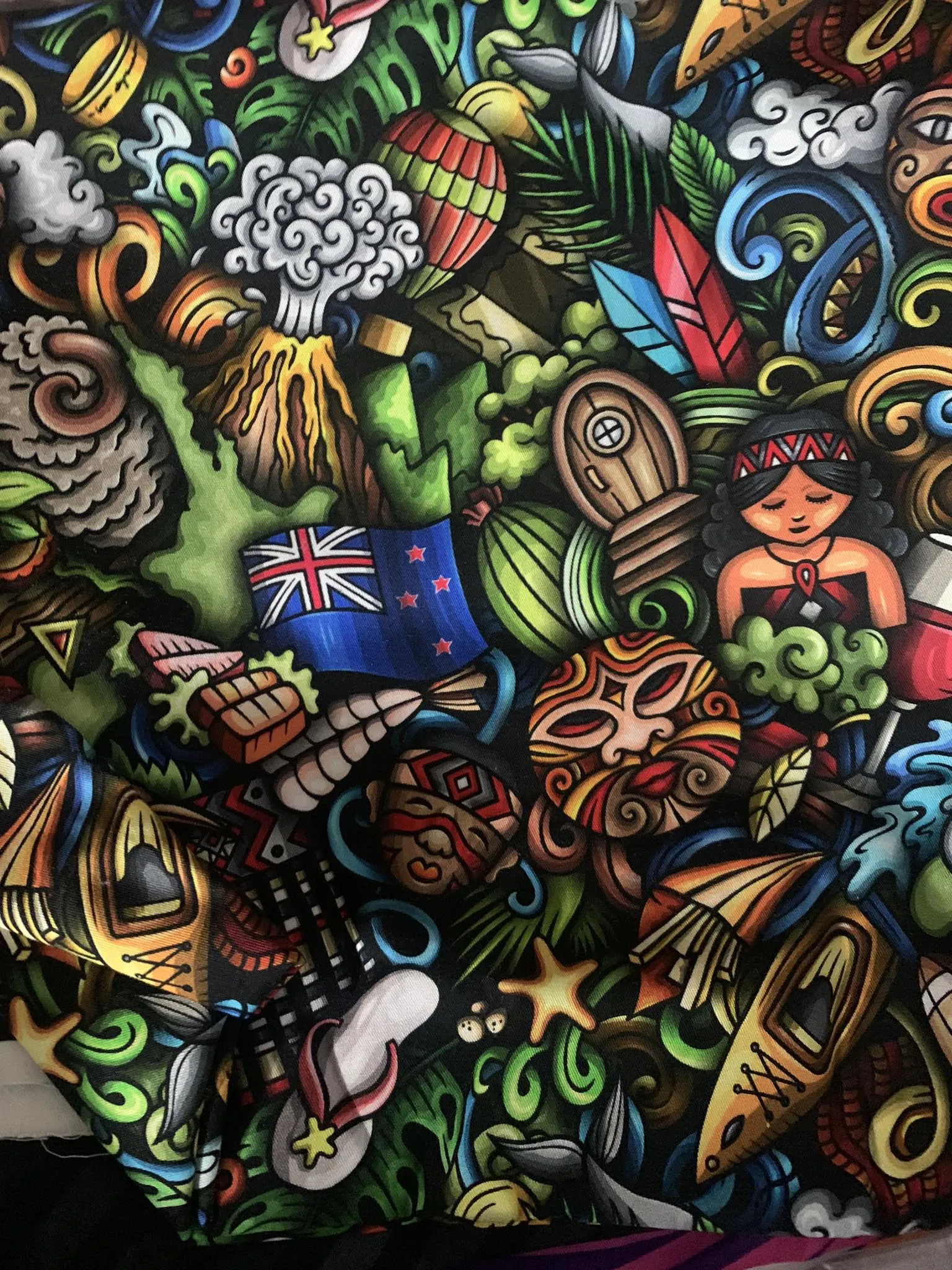 NZ Doodle - Woven