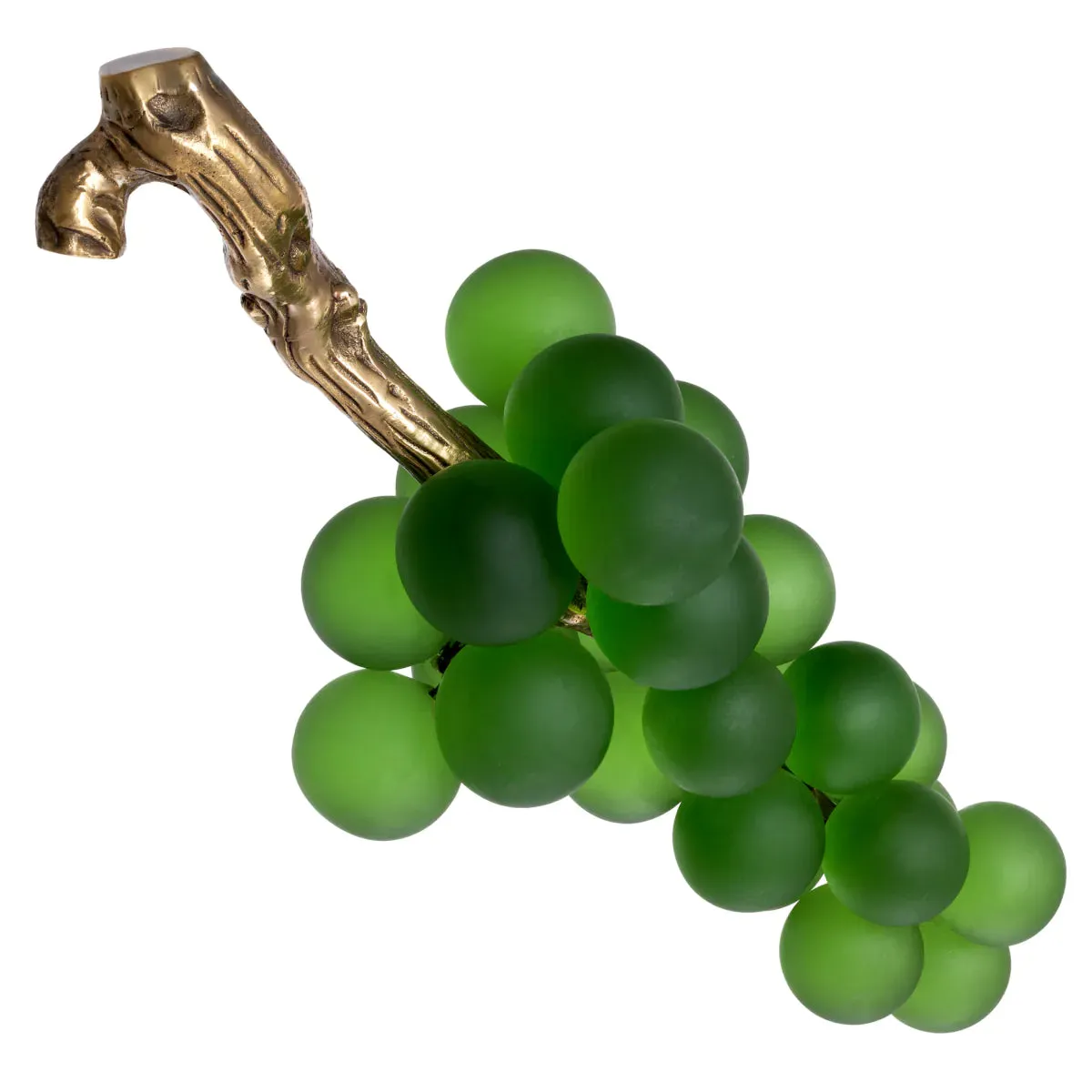 Object French Grapes - Green Glass