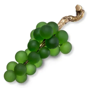 Object French Grapes - Green Glass