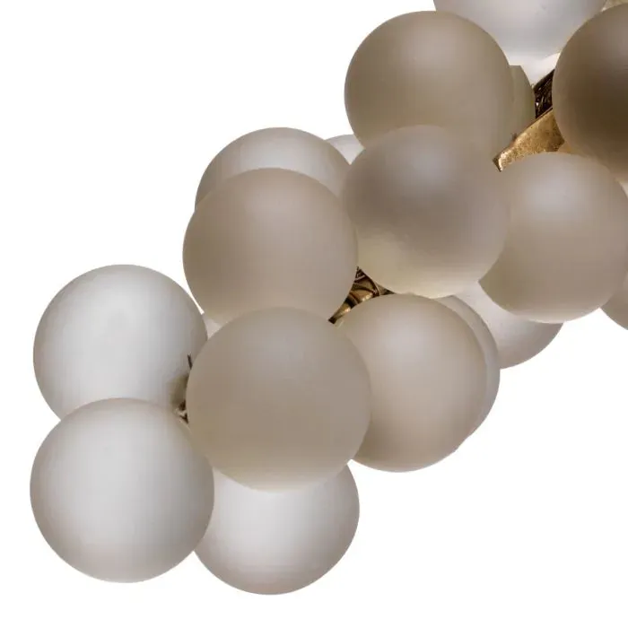 Object French Grapes - White Glass