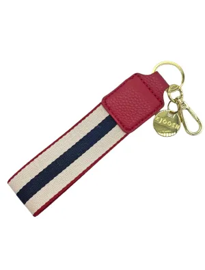 ODIE KEYRING | WHITE, BLACK, RED
