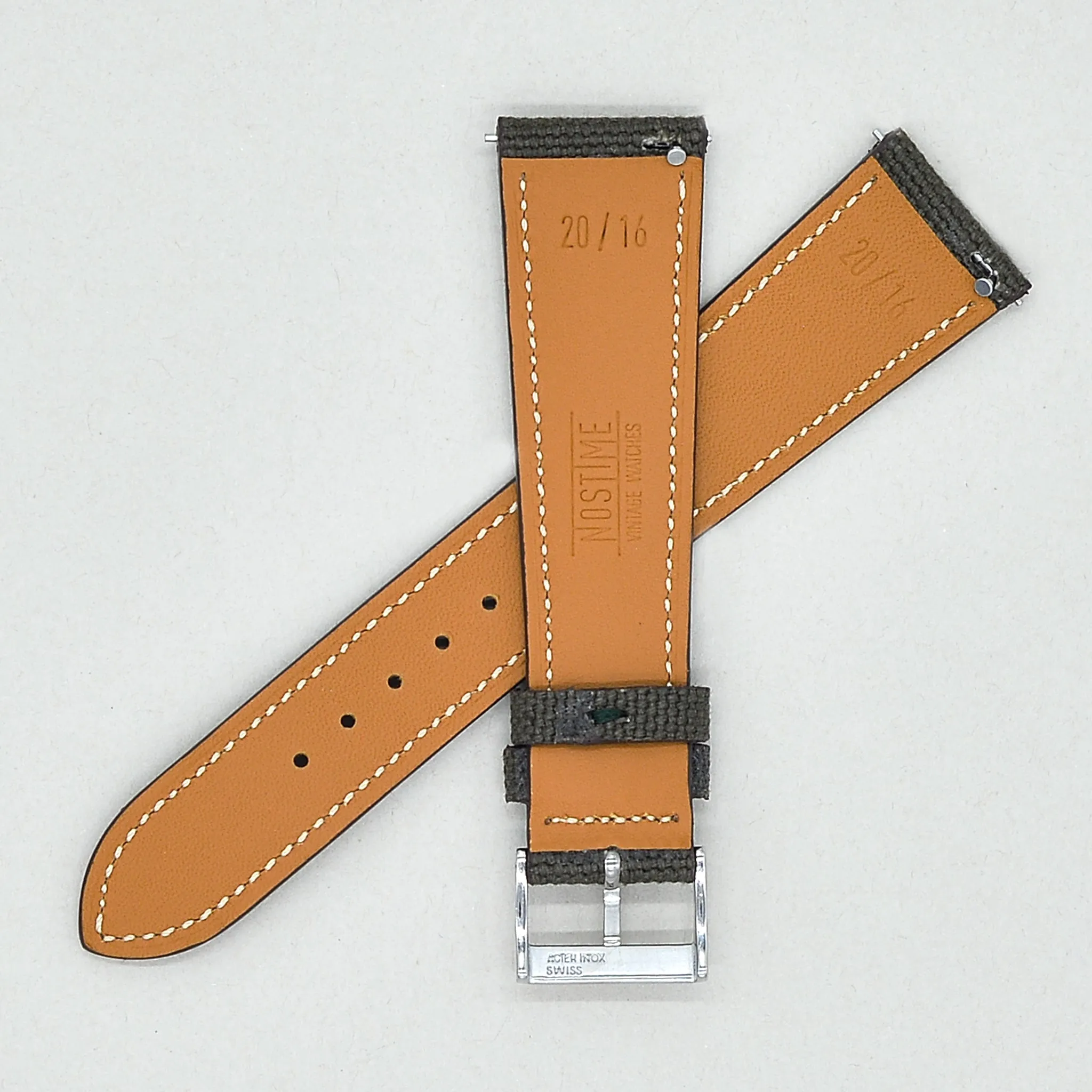 OG-107 OLIVE GREEN HANPU CANVAS STANDARD STRAP