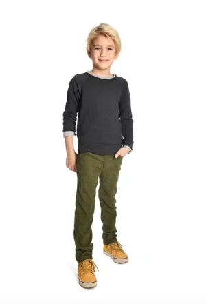 Olive Skinny Cords