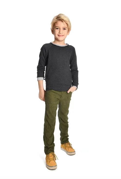 Olive Skinny Cords