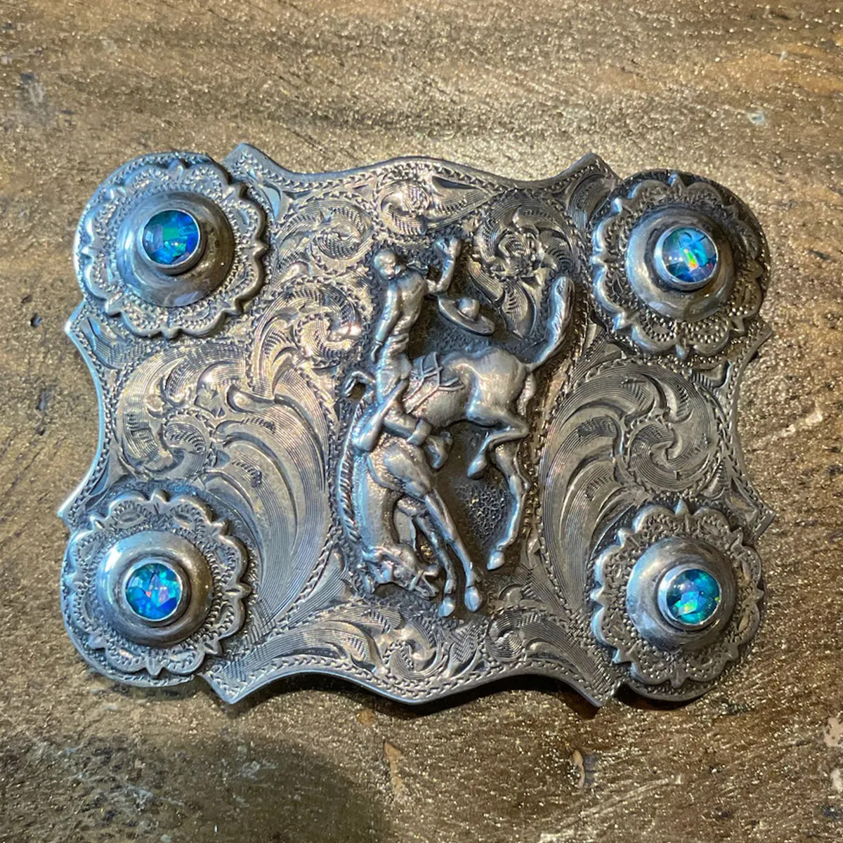 Opal Bronco Buckle