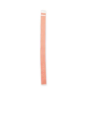 Orange and lilac striped canvas belt
