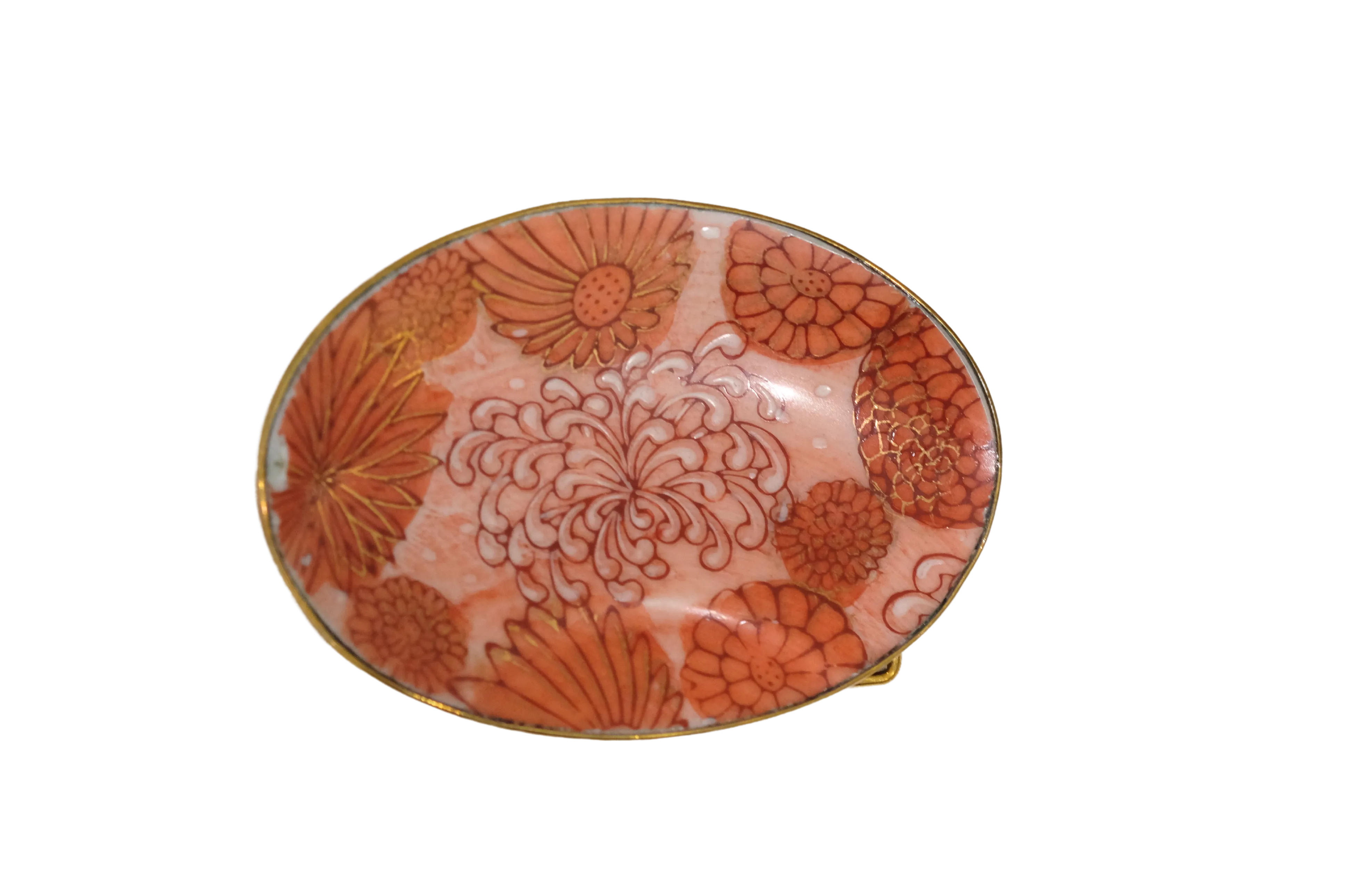Orange Burst Belt Buckle