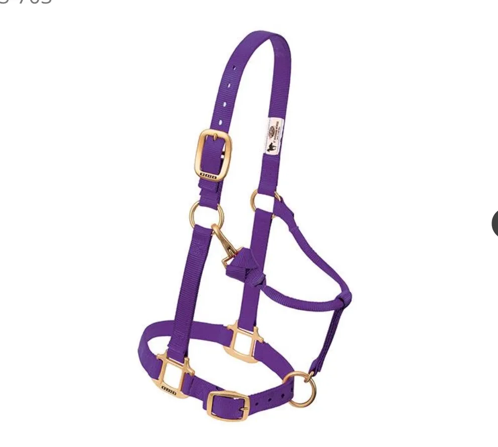 ORIGINAL ADJUSTABLE CHIN & THROAT SNAP HALTER