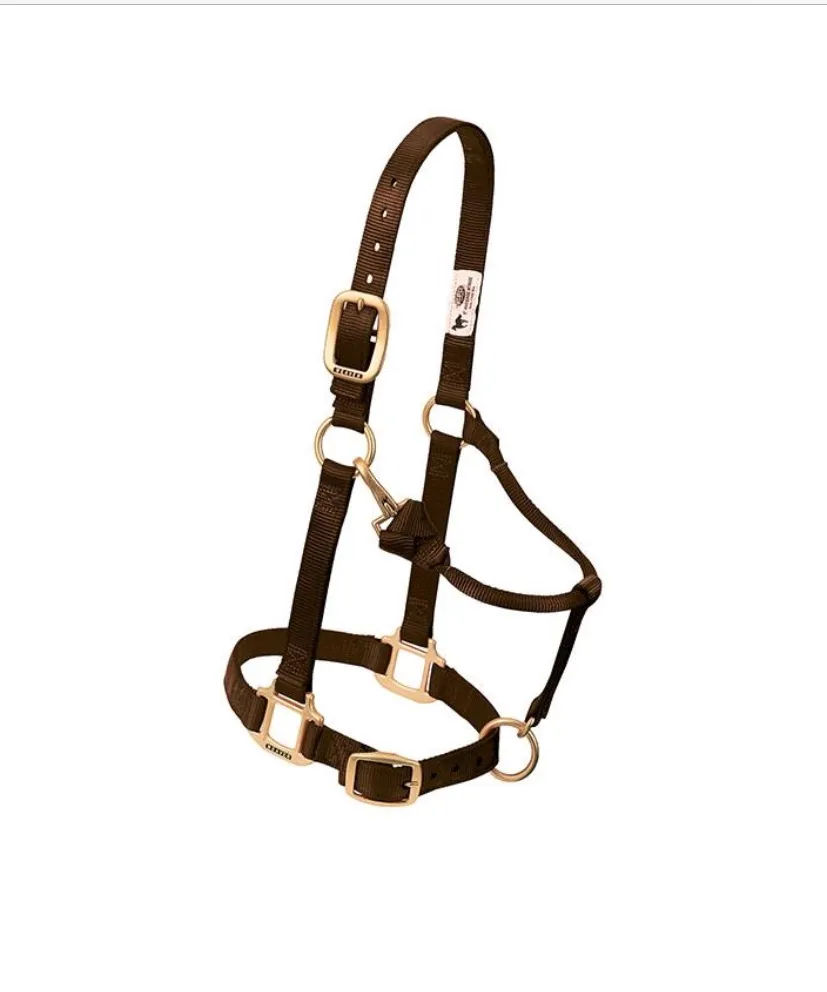 ORIGINAL ADJUSTABLE CHIN & THROAT SNAP HALTER