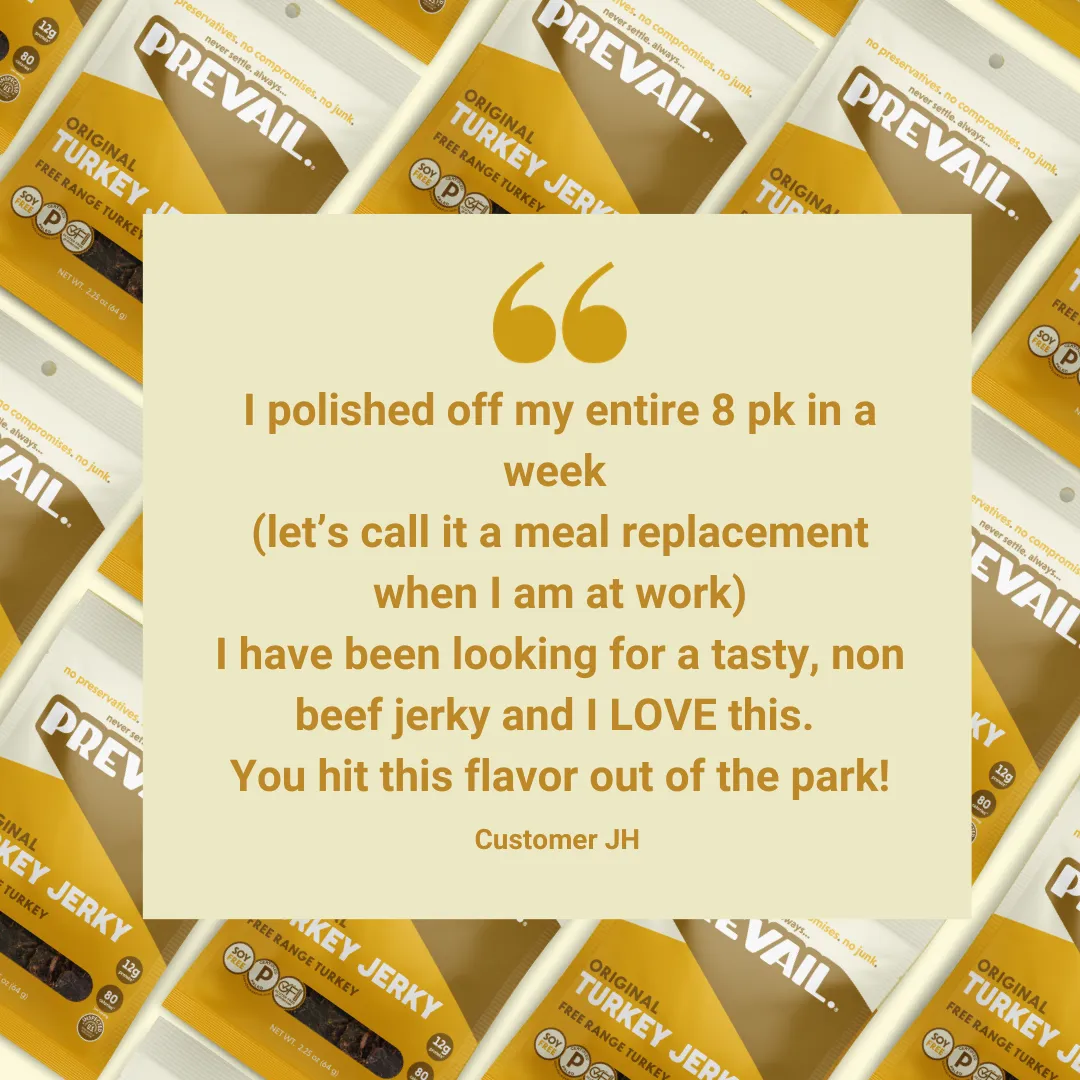 Original Turkey Jerky Single Serve 8 pack
