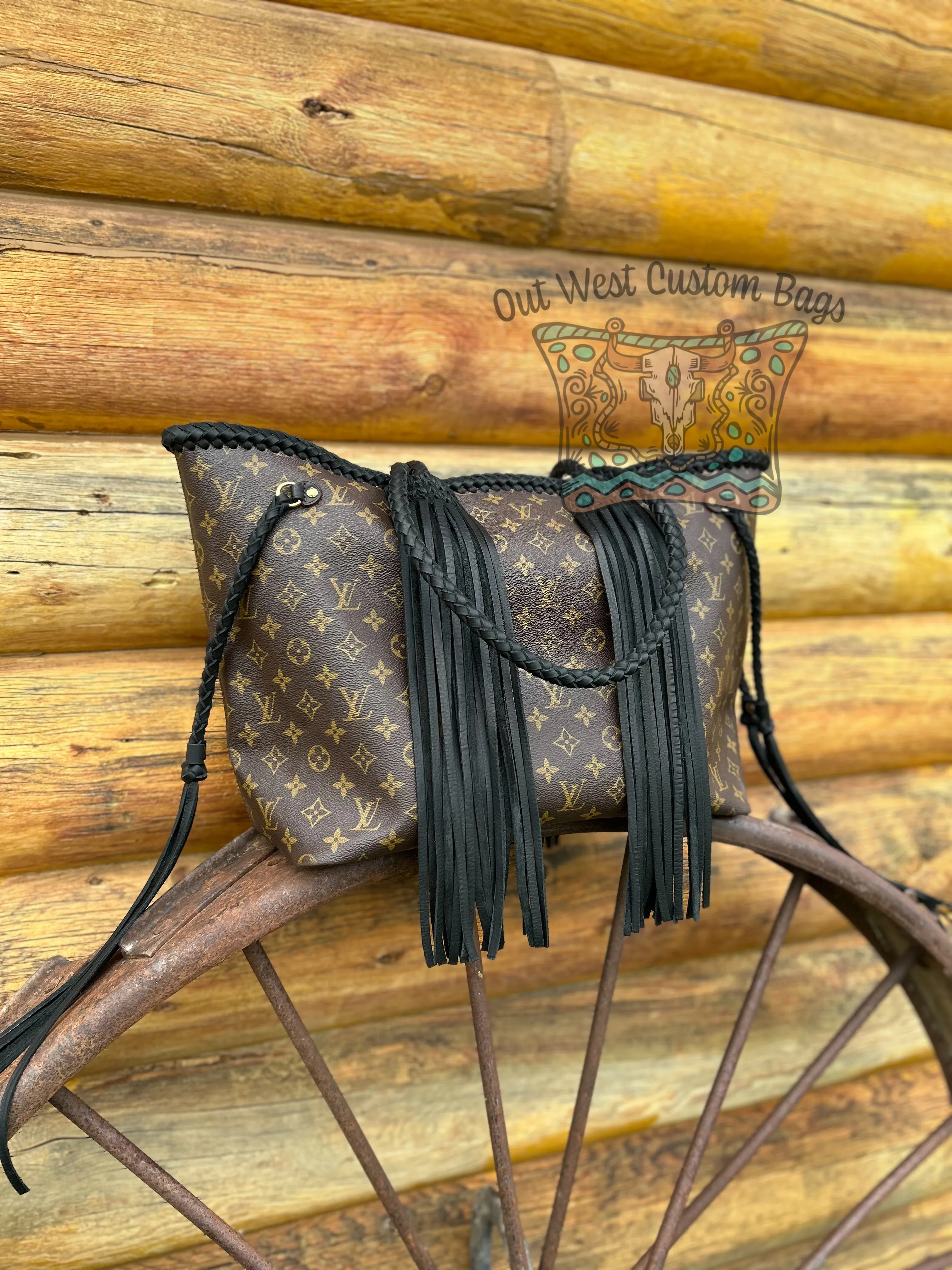 Out West Neverfull GM Revamped Extended Straps Leather Fringe