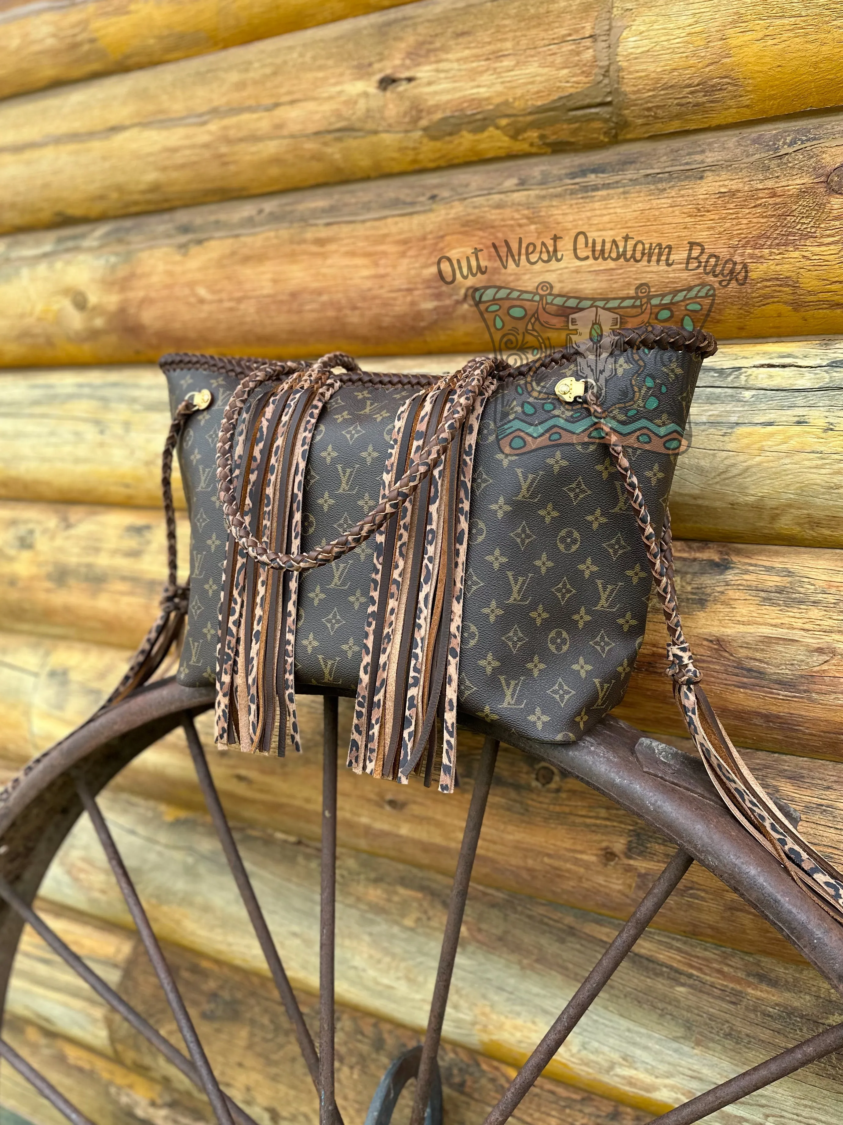 Out West Neverfull GM Revamped Extended Straps Leather Fringe