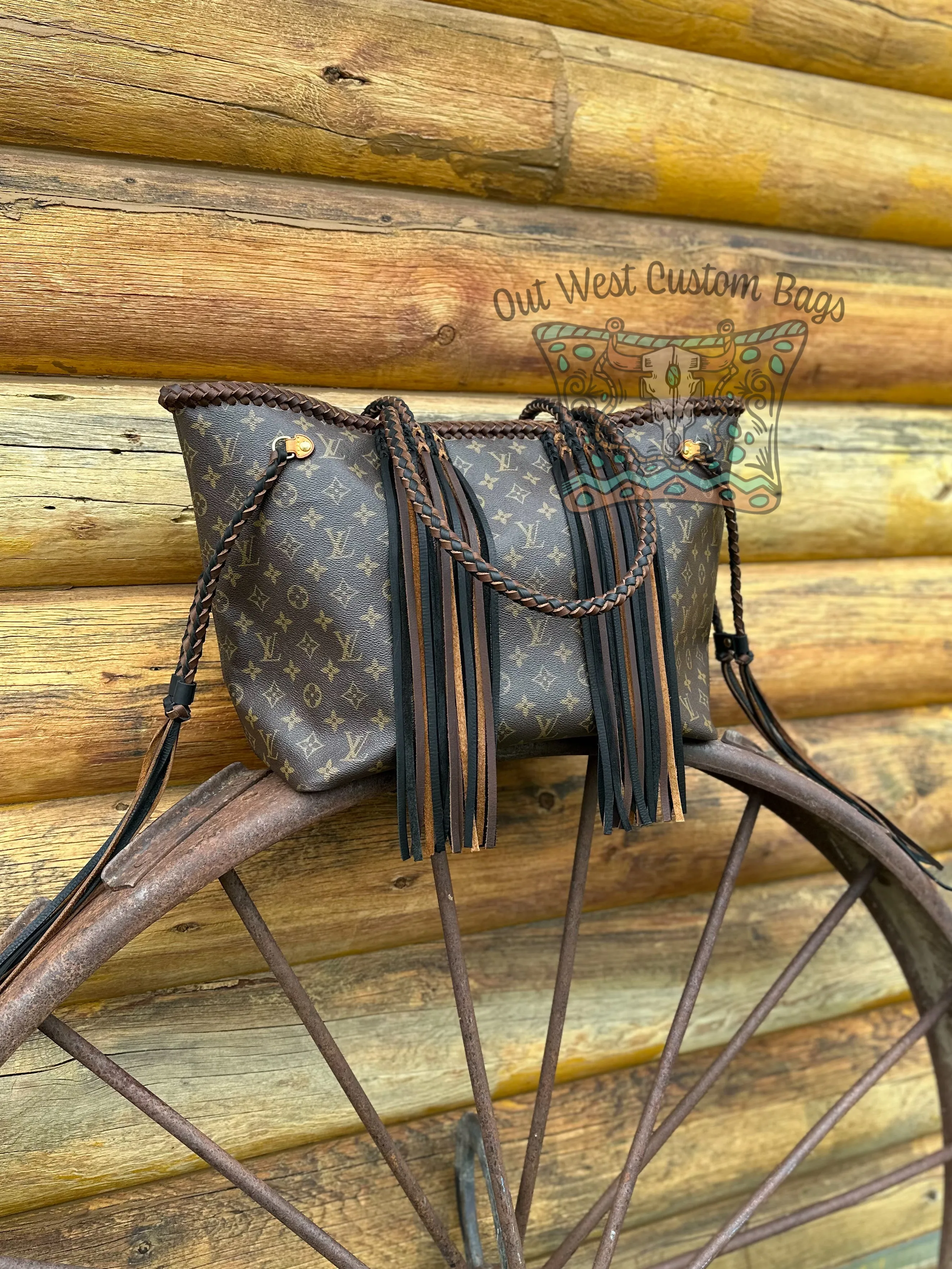 Out West Neverfull GM Revamped Extended Straps Leather Fringe
