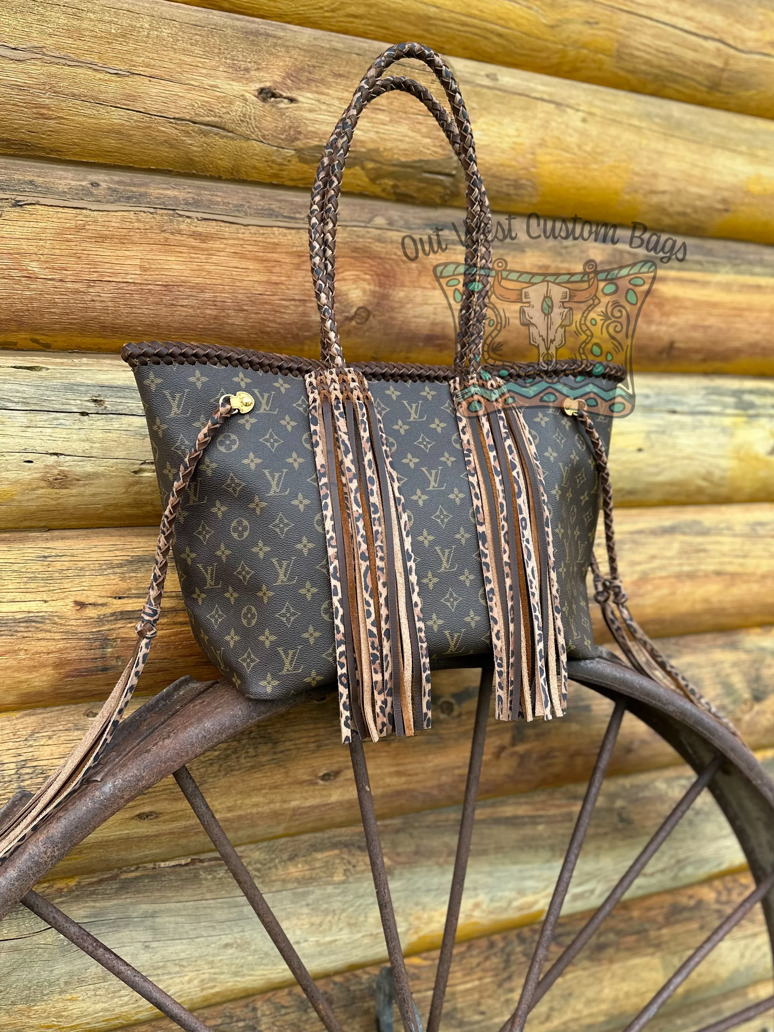 Out West Neverfull GM Revamped Extended Straps Leather Fringe