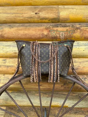 Out West Neverfull GM Revamped Extended Straps Leather Fringe