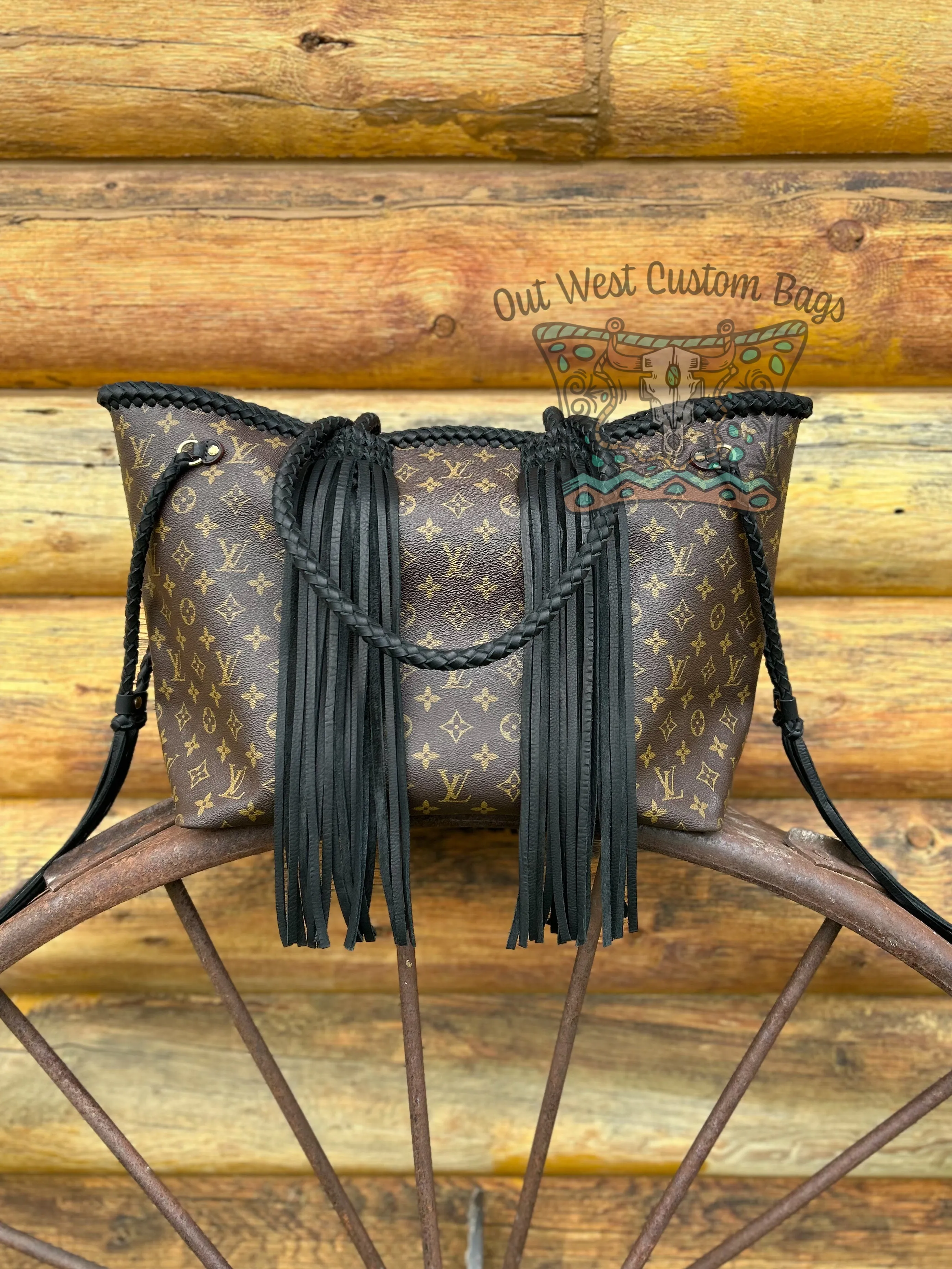 Out West Neverfull GM Revamped Extended Straps Leather Fringe