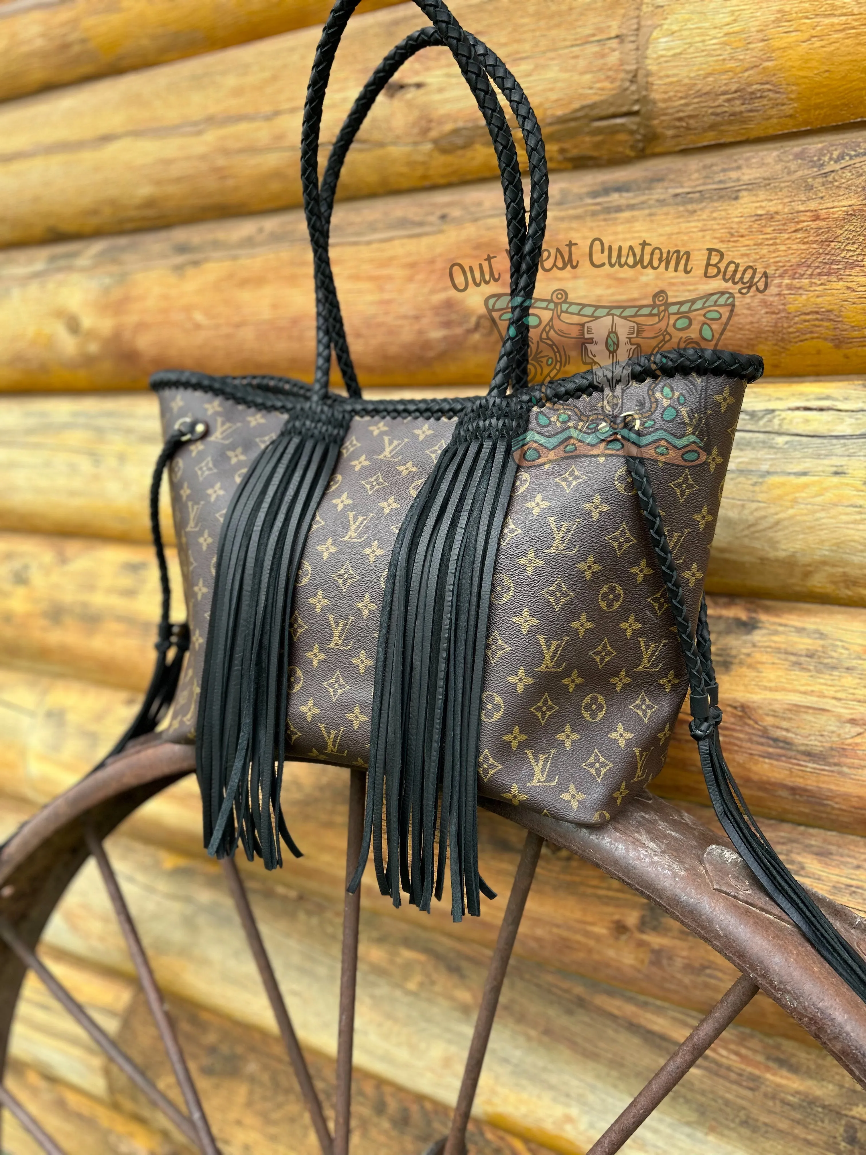 Out West Neverfull GM Revamped Extended Straps Leather Fringe