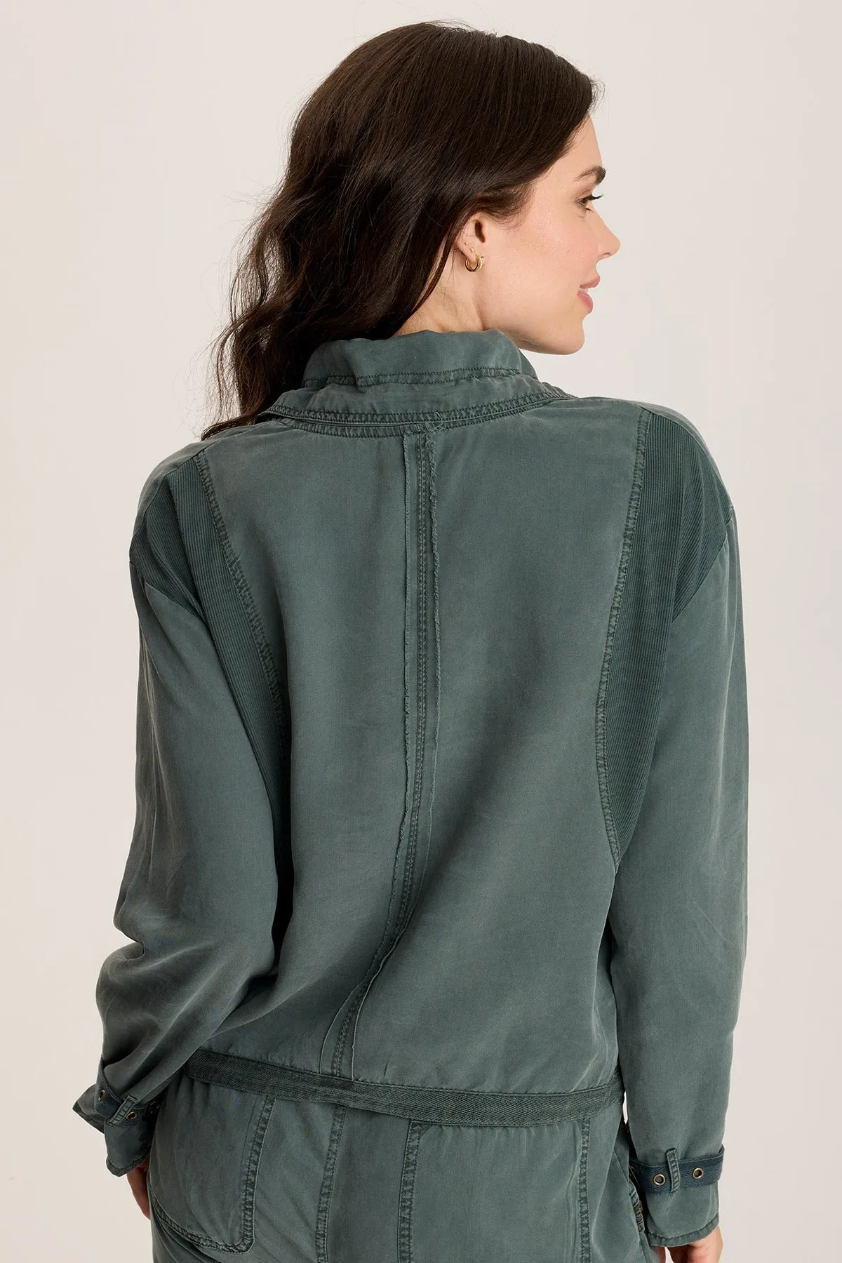 Oziel Twill Relaxed Utility Jacket