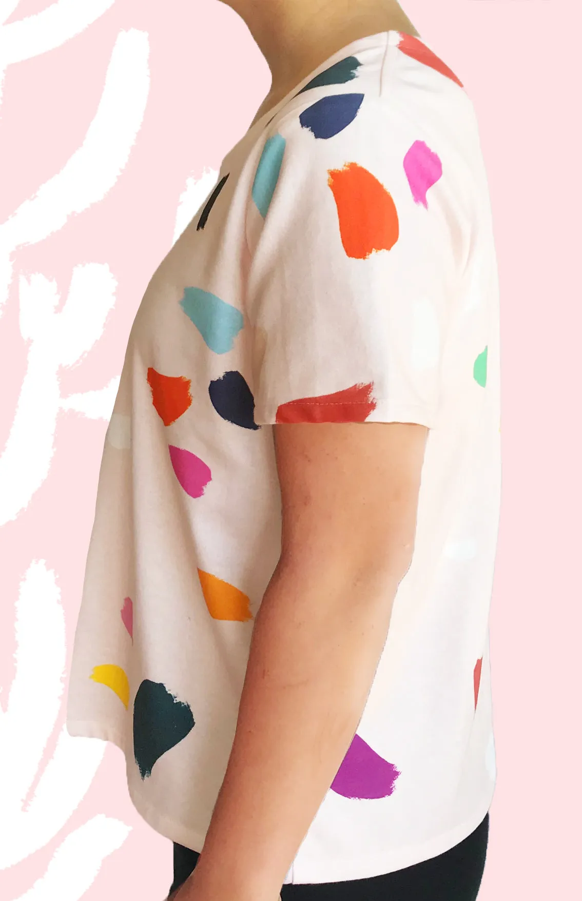 Paint 100% Organic Jersey Cotton T'shirt