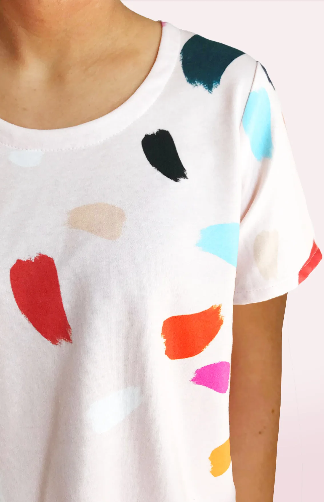 Paint 100% Organic Jersey Cotton T'shirt