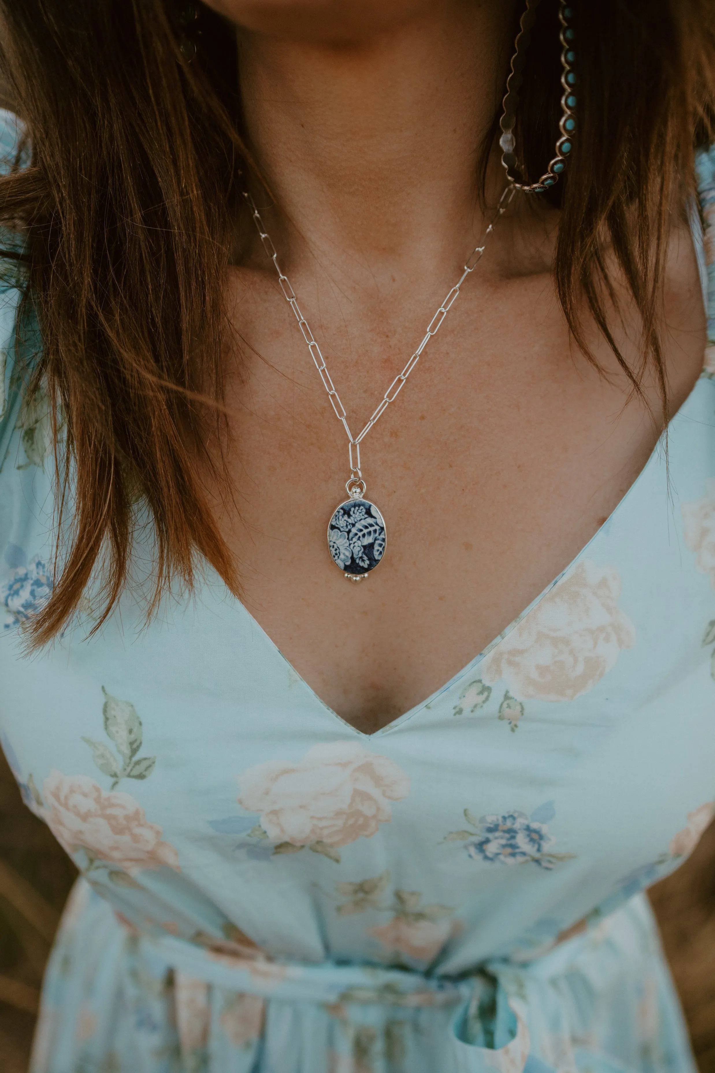 Palmer Necklace | Silver Goldie Chain