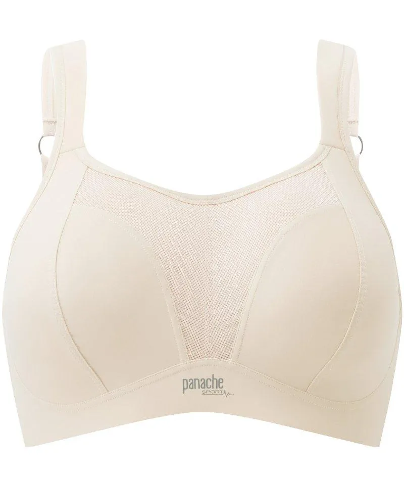 Panache Sport Boundless Wire-free Sports Bra - Latte