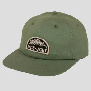 Pass-Port Quill Patch 6 Panel Cap -  Sage Green