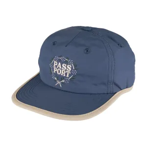 Pass~Port Wattle RPET Workers Cap - Slate Blue/Cream